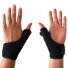 muñequera con férula pulgar bilateral color negro